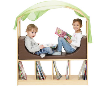 Spiel und Leseecke – Bücherregal Kindergarten