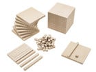 Betzold Zehnersystemsatz aus treeNside Material natur