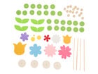 Bastelset Filzblumen 4er Set