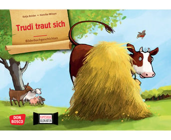 Kamishibai Bildkarten Trudi traut sich