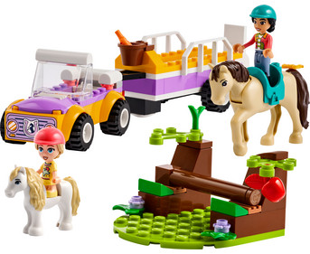LEGO® Friends Pferde und Pony Anhänger