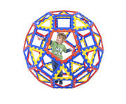 POLYDRON XL Spiel und Konstruktionsball 62 teilig 1