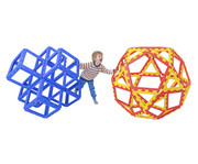POLYDRON XL Spiel und Konstruktionsball 62 teilig 2
