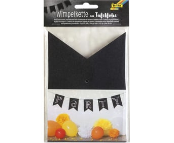 folia Wimpelkette aus Tafelfolie
