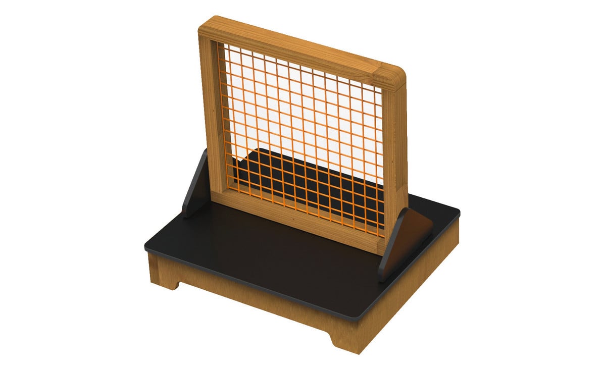TopPlay Activity-Spielboard mit Aufsatz „Webrahmen“
