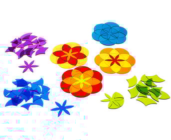 Acrylformen Mandala Blumen 133 teilig