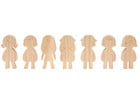 Holzfiguren Kinder 7 Stück