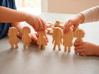 Holzfiguren Kinder 7 Stück