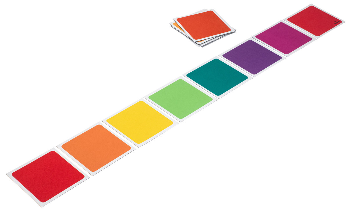 Betzold Teppichfliesen in Boomwhackers®-Farben, 13 Stück