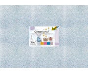 folia Glitterkarton grob 50 x 70 cm 5 Farben 1