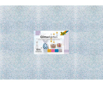 folia Glitterkarton grob 50 x 70 cm 5 Farben