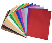 folia Glitterkarton 300 g/m² 50 x 70 cm 15 Bogen 15 Farben 1