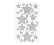 folia Moosgummi Glitzer Sticker Sterne 100 Stück 3