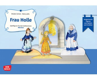 Frau Holle Spielfiguren für die Erzählschiene