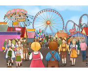 Kamishibai Bildkarten Auf dem Oktoberfest mit Emma und Paul 2