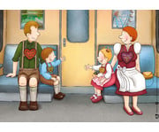 Kamishibai Bildkarten Auf dem Oktoberfest mit Emma und Paul 4