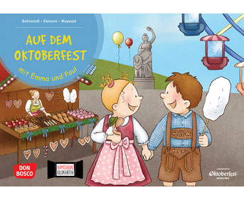 Kamishibai Bildkarten Auf dem Oktoberfest mit Emma und Paul