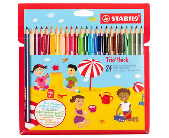 STABILO® Buntstifte Trio thick Kartonetui 24 Farben