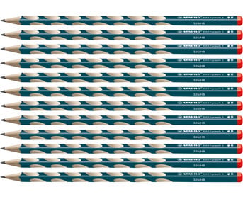 STABILO® Rechtshänder Bleistifte EASYgraph Kartonetui 12 Stück