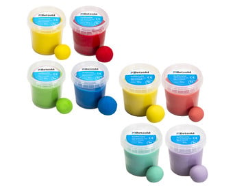 Betzold Soft Knete 4 Farben je 150 g