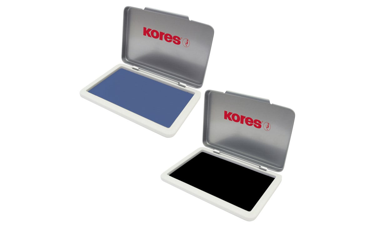 Kores® Metallstempelkissen „Metallica“, 2er-Set