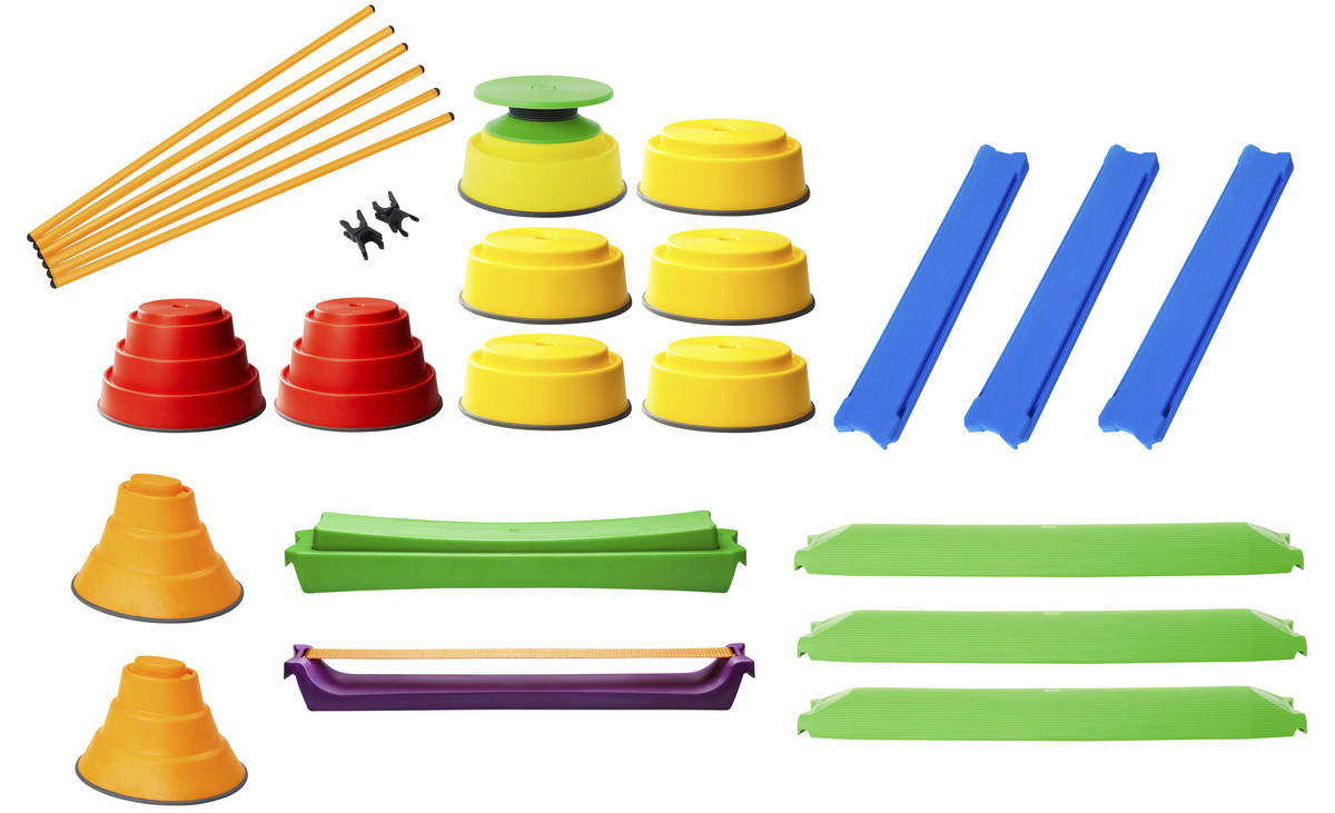 Lot De 6 Cônes Gonge Build N Balance® Pour L'équilibre Et L'éveil Des Enfants