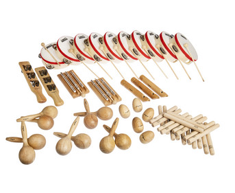 Percussion Set Holz 42 teilig