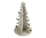 beleduc Bastelset RePaCrea Weihnachtsbaum 12er Set blanko 1