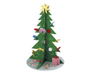 beleduc Bastelset RePaCrea Weihnachtsbaum 12er Set blanko 2