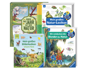 Ravensburger Buchset Natur 4 Themenbücher