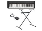 CASIO Pianokeyboard Set Casiotone CT S1 mit Stativ und Sustainpedal