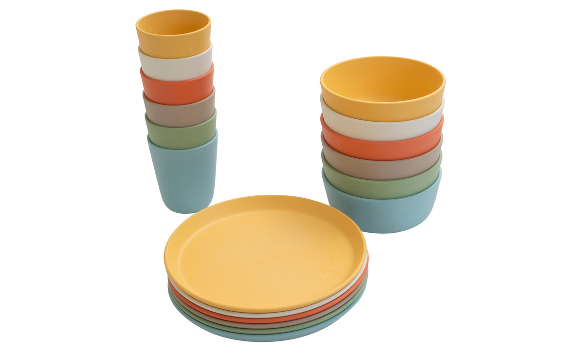 Betzold Geschirr-Set aus biobasiertem treeNside-Material, 3-teilig