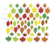 Moosgummi Blätter 500 Stück 2