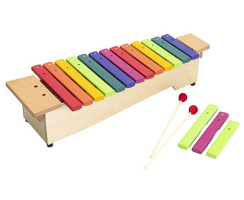 Betzold Sopran Xylophon in Boomwhackers® Farben diatonisch