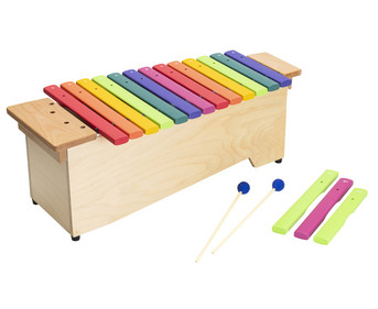 Betzold Alt Xylophon in Boomwhackers® Farben diatonisch