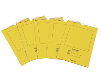 Betzold Bunte Bastelkalender blanko 5 Stück