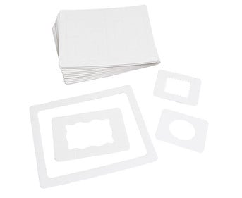 Blanko Bilderrahmen DIY Set 48 Stück