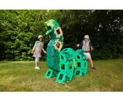 POLYDRON Großes Dinosaurier Set 130 teilig 1
