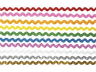 Zickzack Band 10 Farben