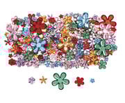 Schmucksteine Blumen 300 Stück 1