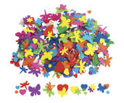 Moosgummi Set verschiedene Formen 500 Stück 1