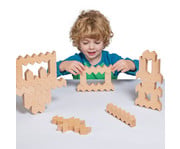 Zickzack Bausteine aus Holz 5