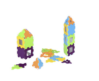 POLYDRON Konstruktions Set Beginner 40 teilig