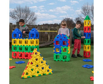 POLYDRON Großes Konstruktionsset 160 teilig