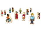 Holzfiguren: Menschen unter uns