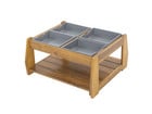Kleiner Outdoor Sand und Matschtisch