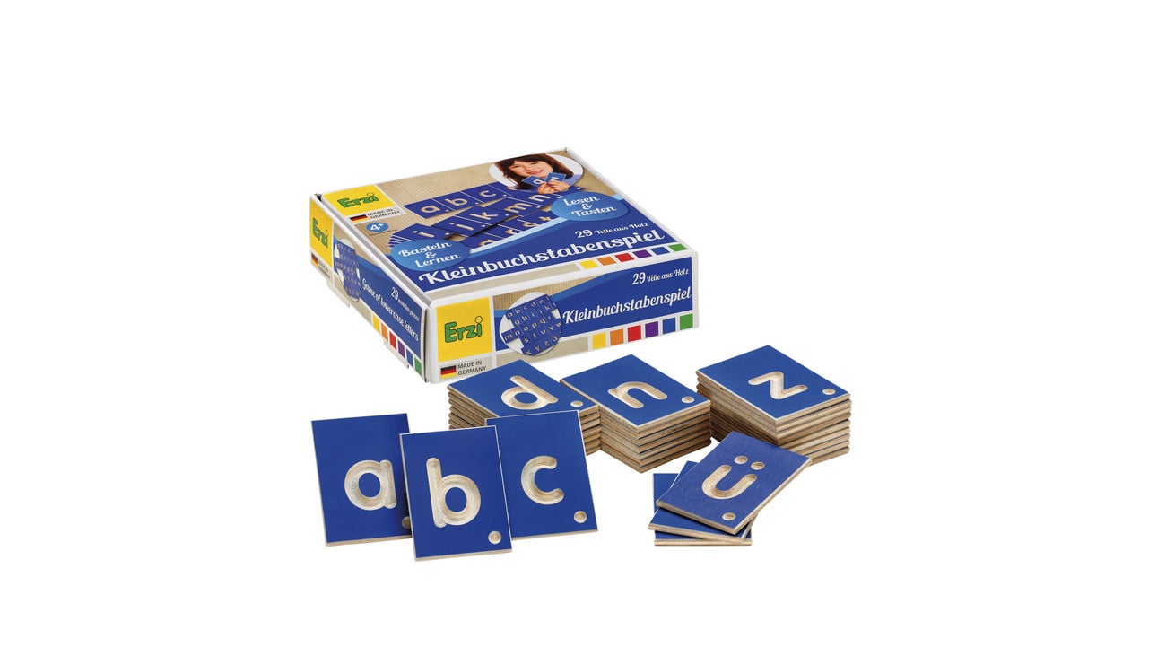 Erzi Lernspiel „Kleinbuchstaben“