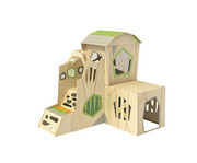 Spielturm Owlaf Eckkombination 4 teilig 1