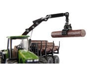 Siku John Deere mit Forstanhänger 1:50 4