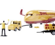 Siku DHL Frachtflugzeug mit Zubehör 3